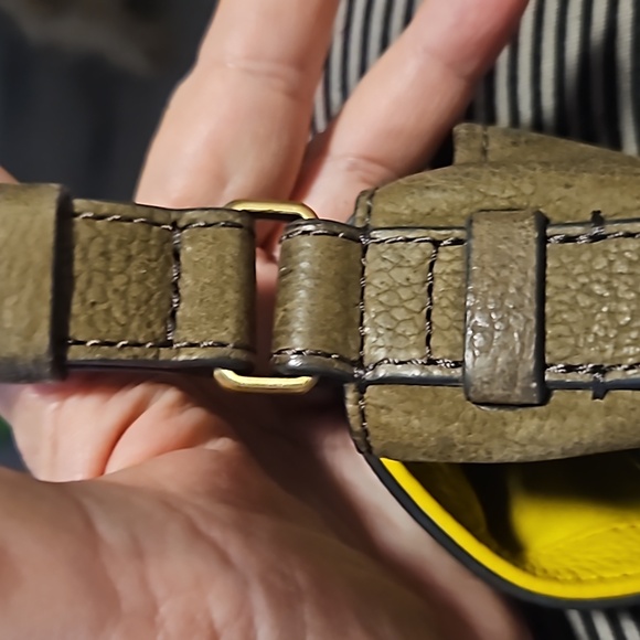 Fossil Mini Leather Crossbody Peyton Bag  with Double Flap - Picture 13 of 13